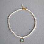 Schöne Perlen Halskette mit einzigartigem Stil