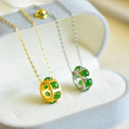 Schöne Silber Halskette mit einzigartigem Stil