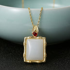 Zarte handwerkliche Gold Halskette