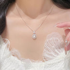 Handgefertigte Vintage Perlen Halskette