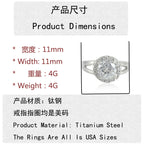 Zarte handwerkliche Ring