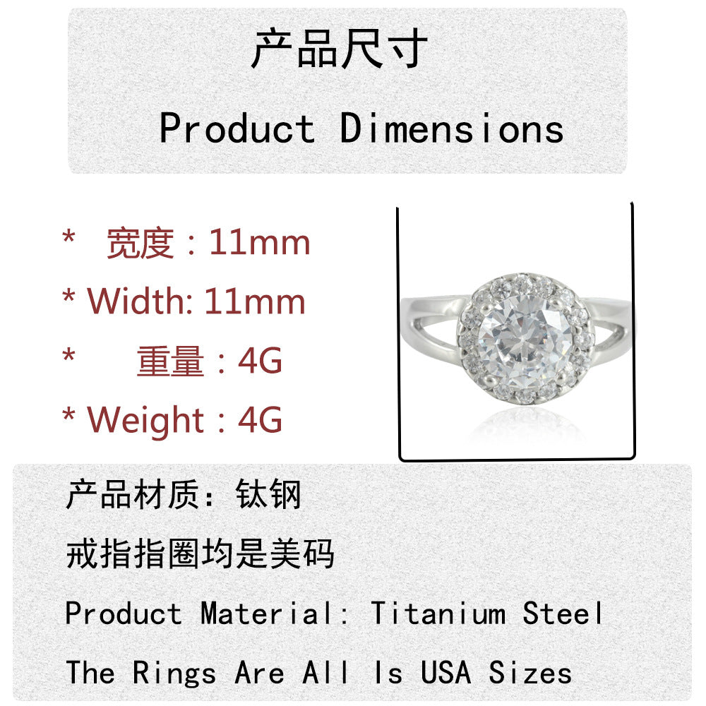 Zarte handwerkliche Ring