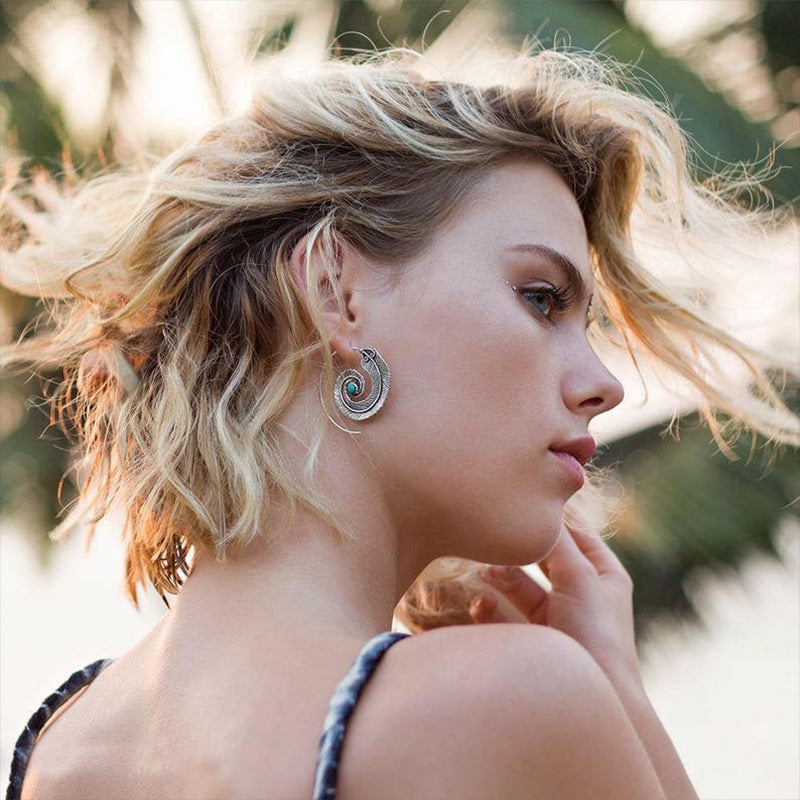 Handgefertigte Vintage Ohrring