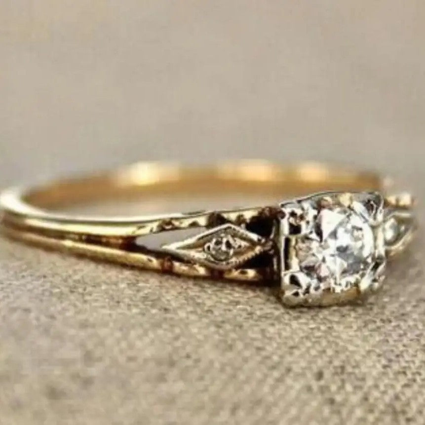 Romantische Gold Ring für besondere Momente