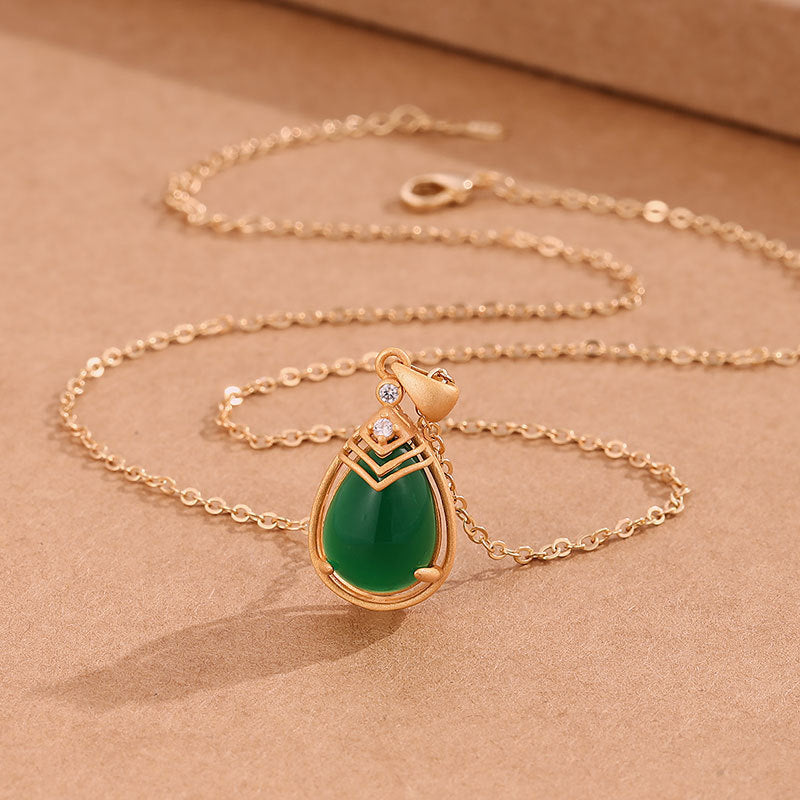 Zarte handwerkliche Silber Halskette