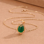 Zarte handwerkliche Silber Halskette