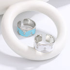 Zarte handwerkliche Ring