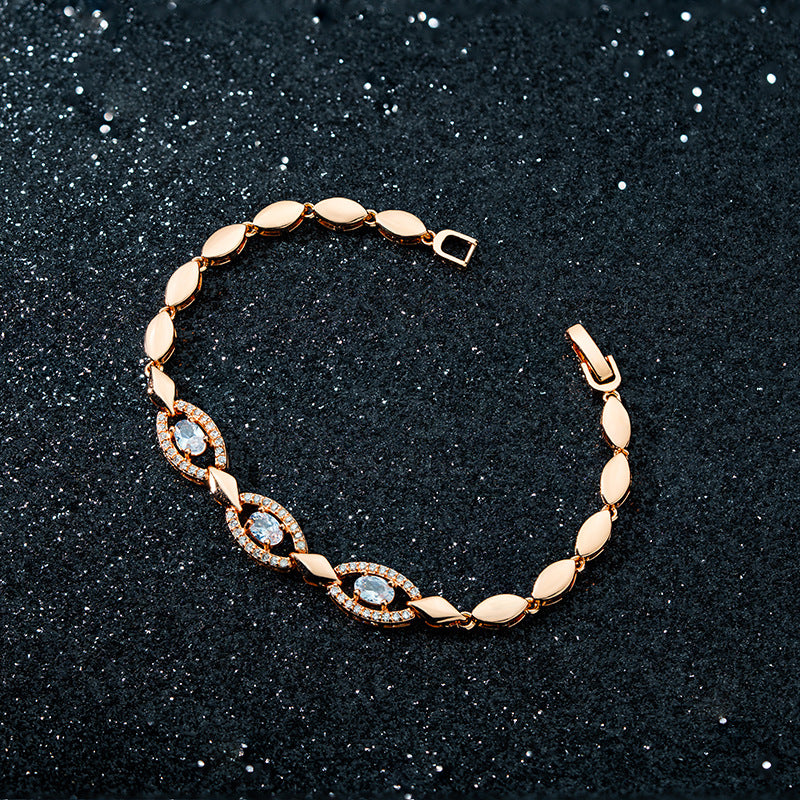 Zarte handwerkliche Gold Armband