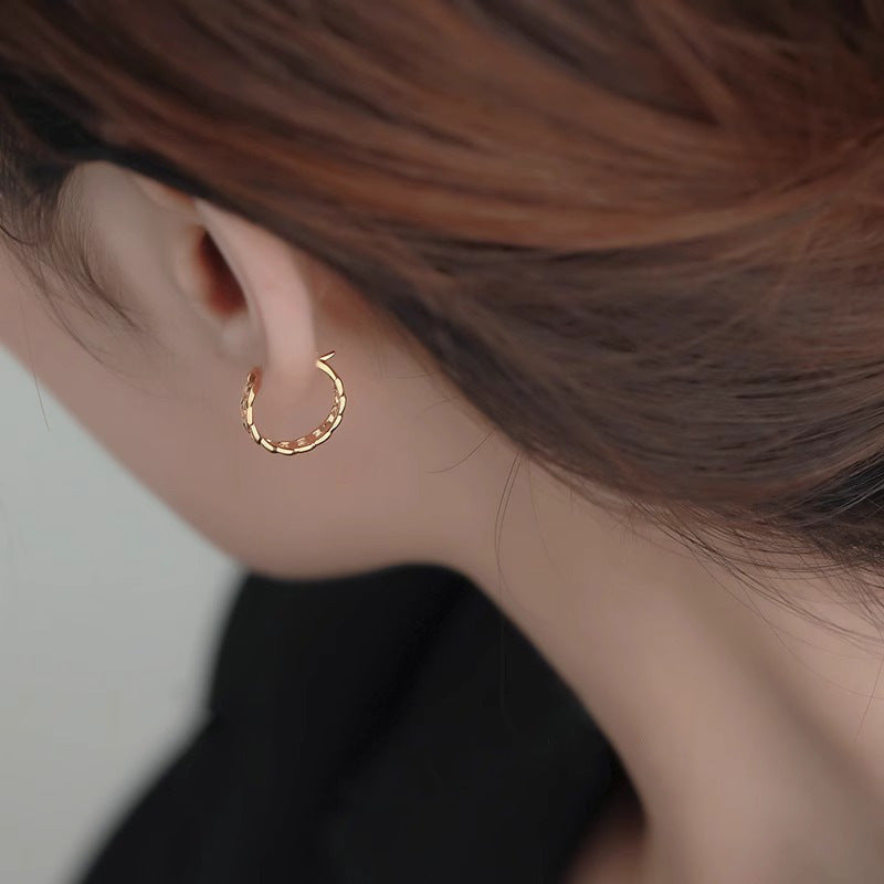 Atemberaubende Gold Ohrring für den Alltag