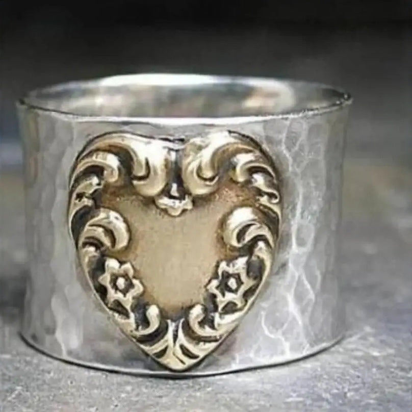Schöne Silber Ring mit einzigartigem Stil