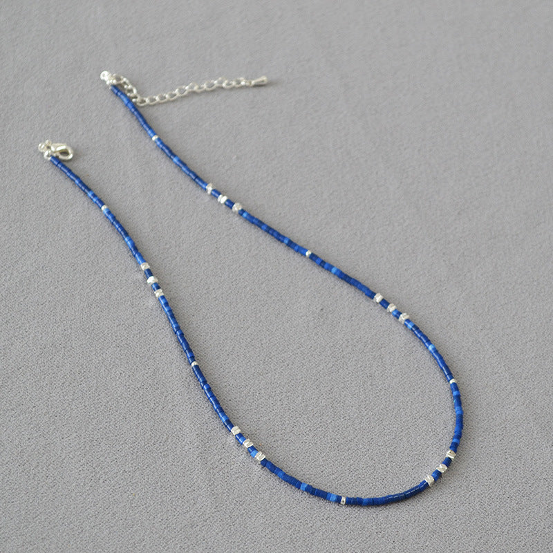 Schöne Silber Halskette mit einzigartigem Stil