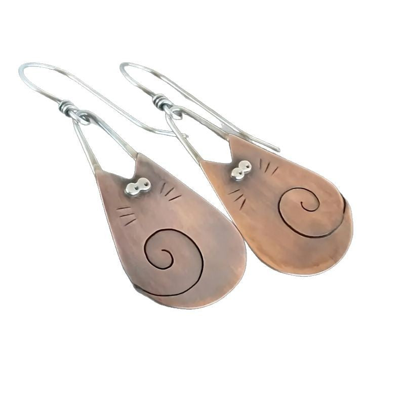 Handgefertigte Vintage Ohrring