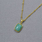 Schöne Gold Halskette mit einzigartigem Stil