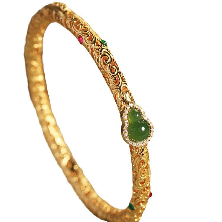 Zarte handwerkliche Gold Armband