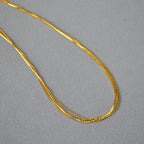 Atemberaubende Gold Halskette für den Alltag