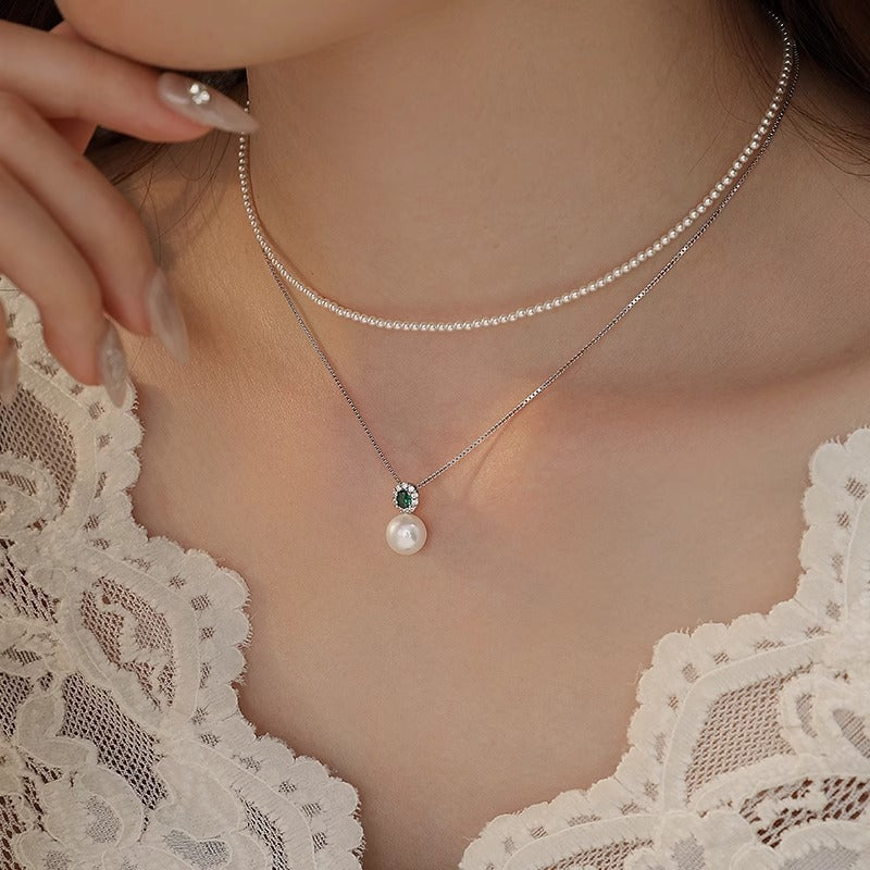 Schöne Perlen Halskette mit einzigartigem Stil