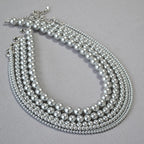 Zarte handwerkliche Silber Halskette