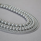 Zarte handwerkliche Silber Halskette