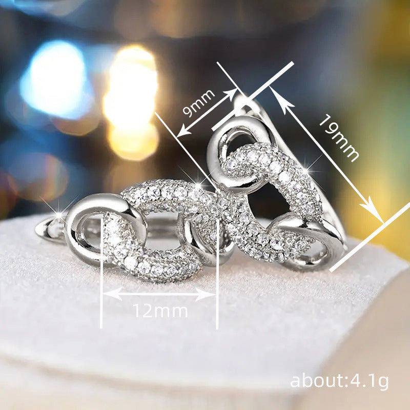 Atemberaubende Ohrring für den Alltag