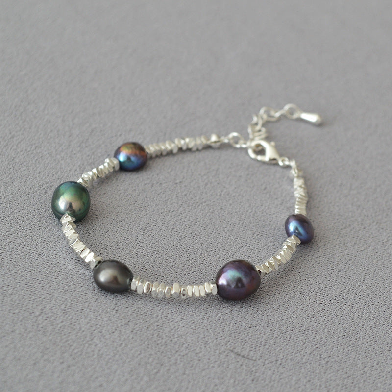 Schöne Silber Halskette mit einzigartigem Stil