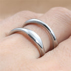 Zarte handwerkliche Ring