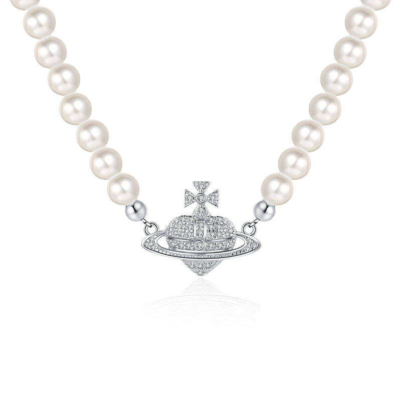Romantische Perlen Halskette für besondere Momente
