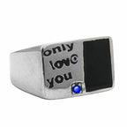 Zarte handwerkliche Ring