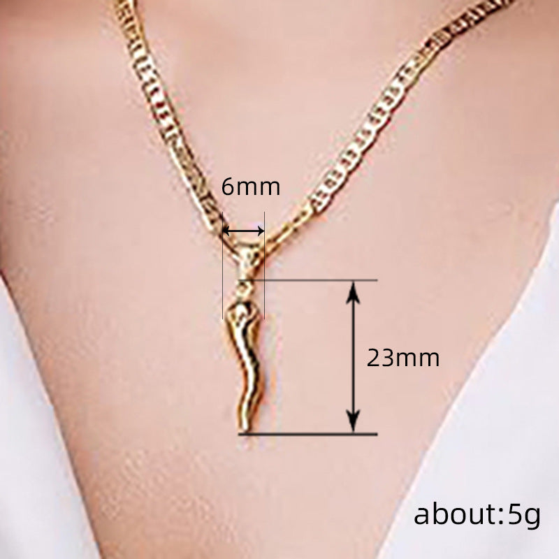 Schöne Halskette mit einzigartigem Stil