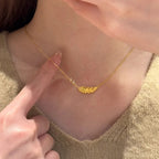 Romantische Gold Halskette für besondere Momente