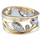 Charmante Gold Ring für jeden Anlass