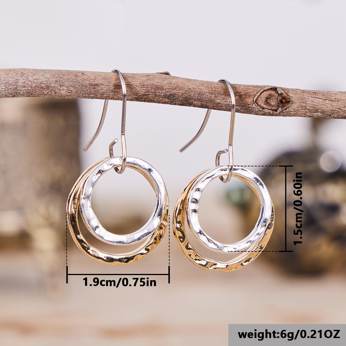 Atemberaubende Ohrring für den Alltag