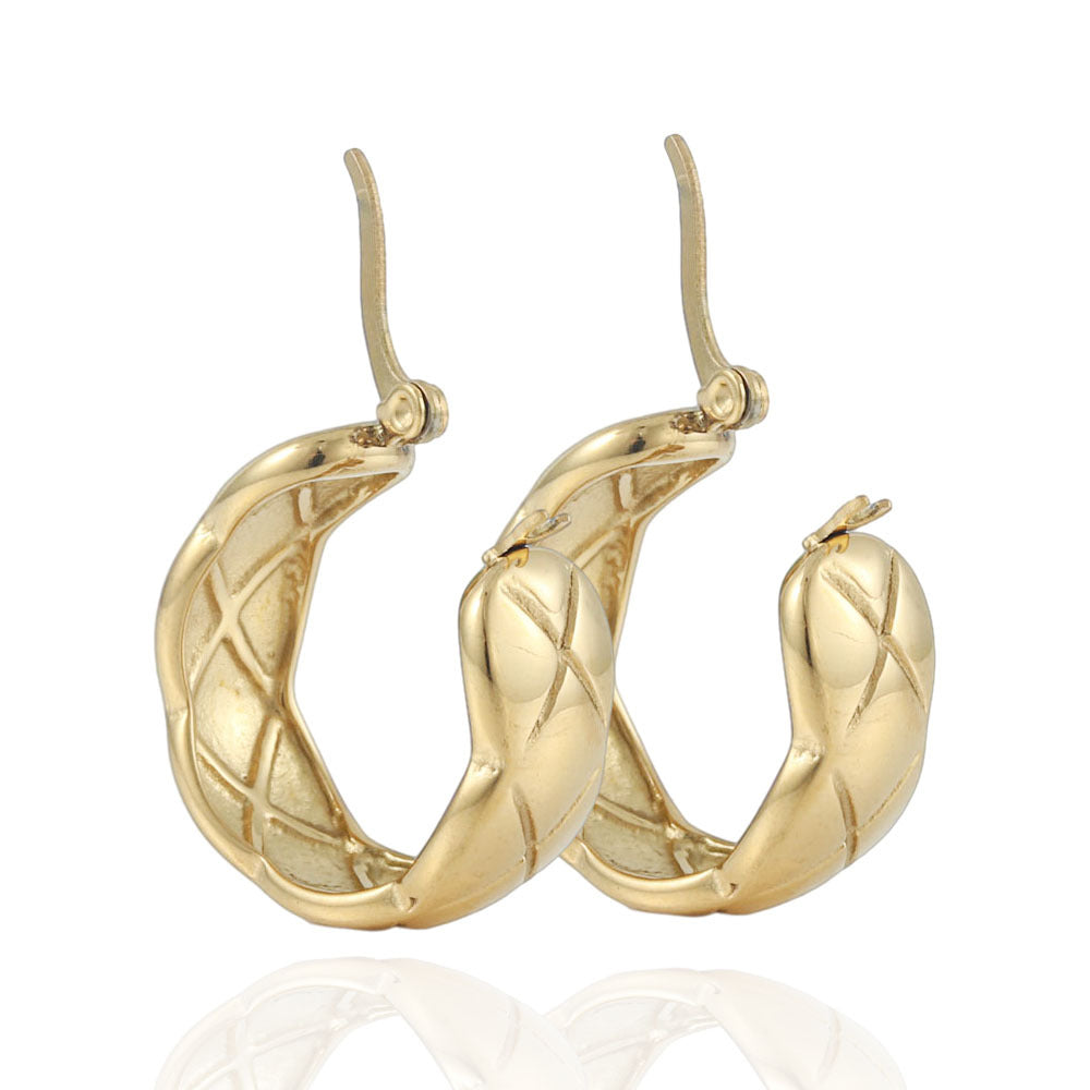 Atemberaubende Gold Ohrring für den Alltag