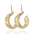 Atemberaubende Gold Ohrring für den Alltag