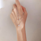 Zarte handwerkliche Halskette