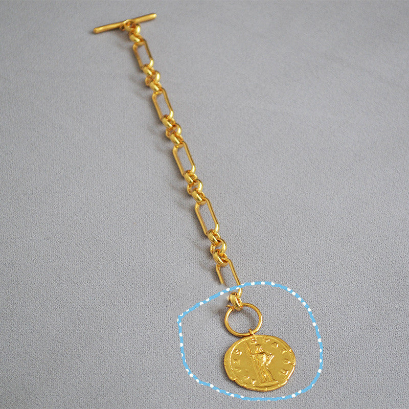 Zarte handwerkliche Gold Armband