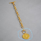 Zarte handwerkliche Gold Armband