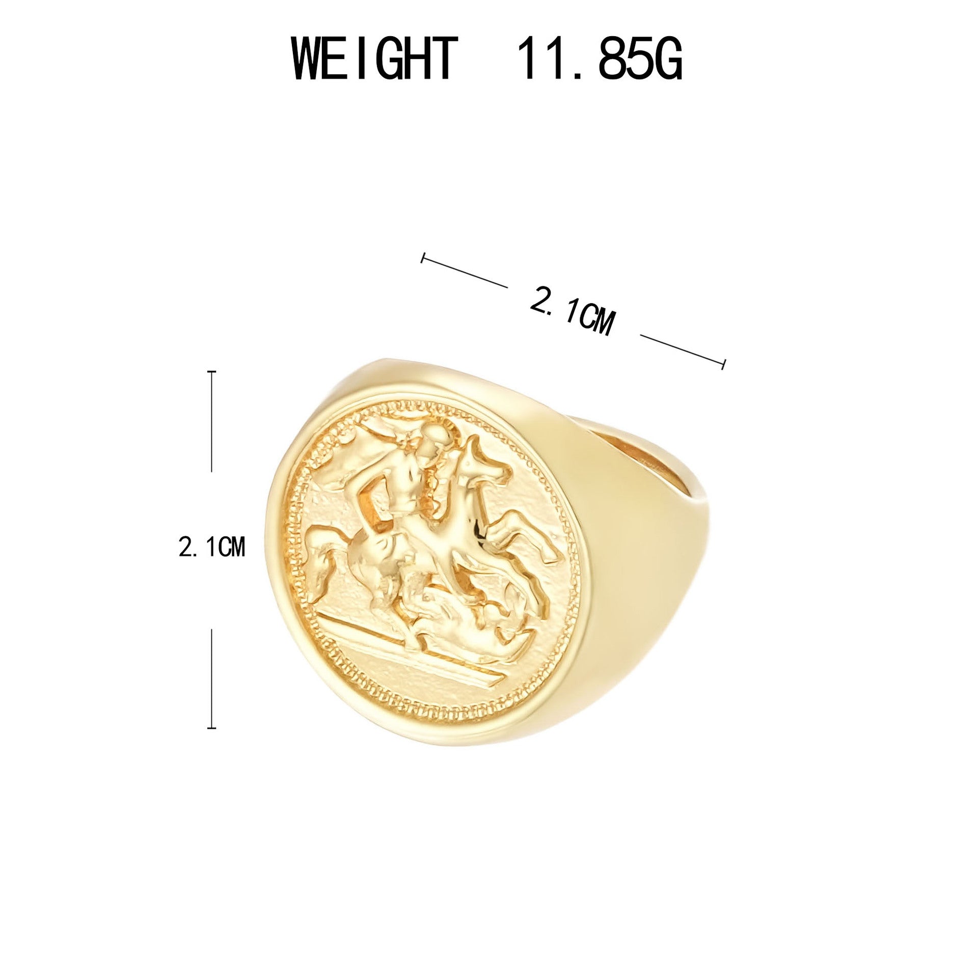 Atemberaubende Gold Ring für den Alltag