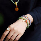 Handgefertigte Vintage Perlen Armband