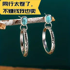 Zarte handwerkliche Ohrring