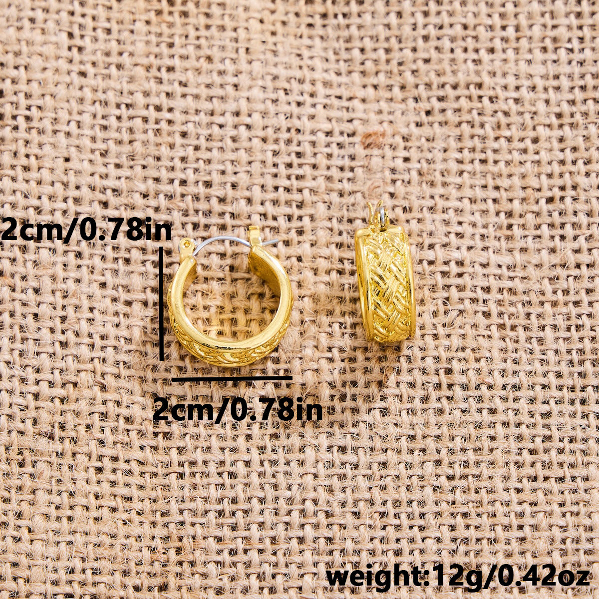 Atemberaubende Ohrring für den Alltag