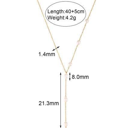 Charmante Perlen Halskette für jeden Anlass