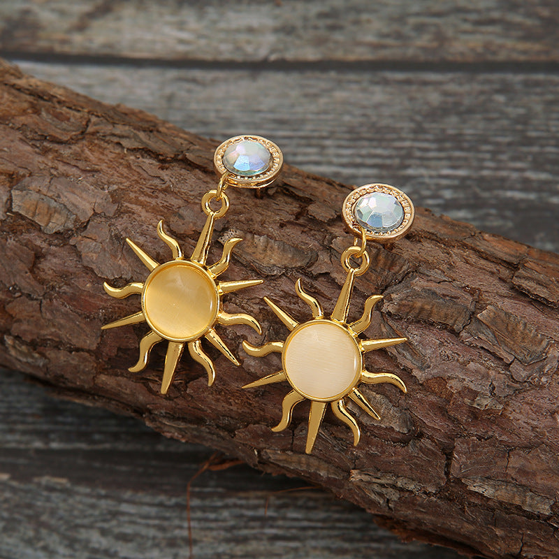 Zarte handwerkliche Ohrring