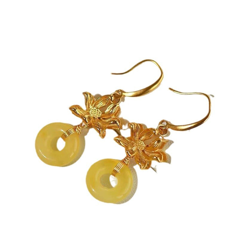 Atemberaubende Gold Ohrring für den Alltag