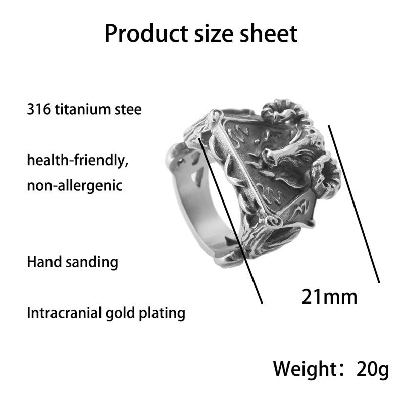 Schöne Ring mit einzigartigem Stil