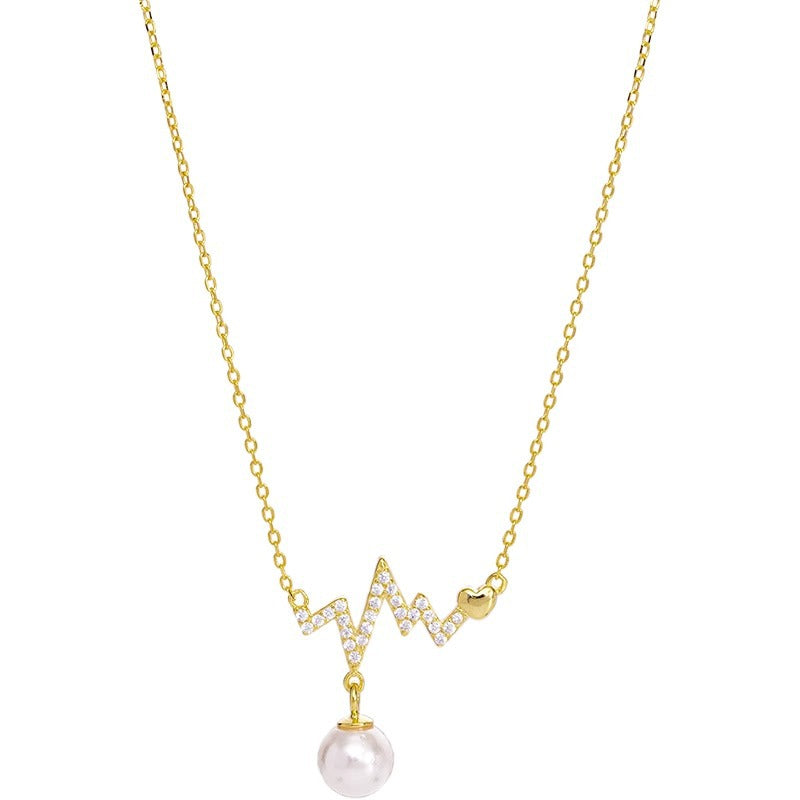 Schöne Perlen Halskette mit einzigartigem Stil