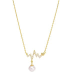 Schöne Perlen Halskette mit einzigartigem Stil