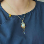 Romantische Gold Halskette für besondere Momente