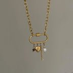 Schöne Perlen Halskette mit einzigartigem Stil