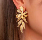 Schöne Gold Ohrring mit einzigartigem Stil