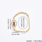 Handgefertigte Vintage Gold Armband